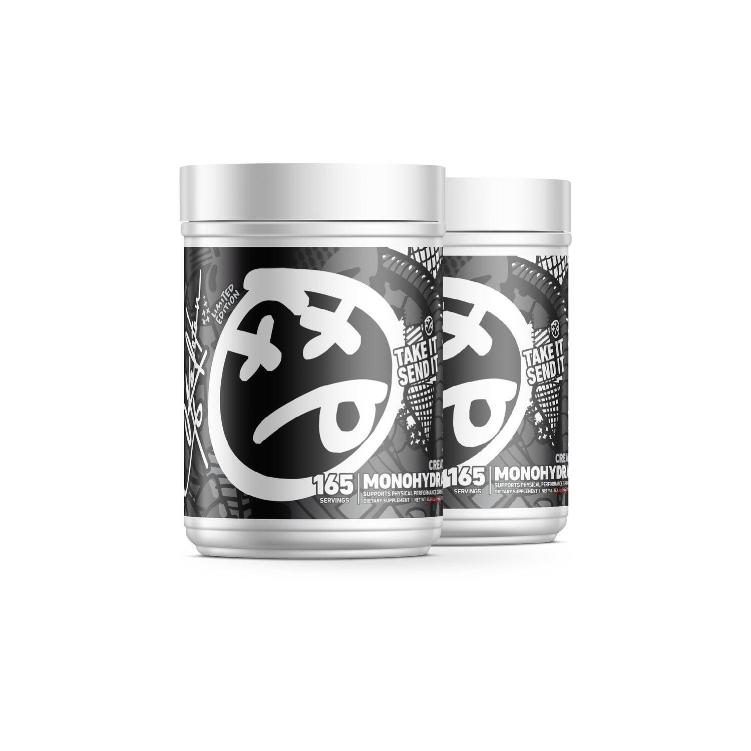 SKELETON 2X Creatine Stack 165 Servings - Micronized Creatine Monohydrate Bundle