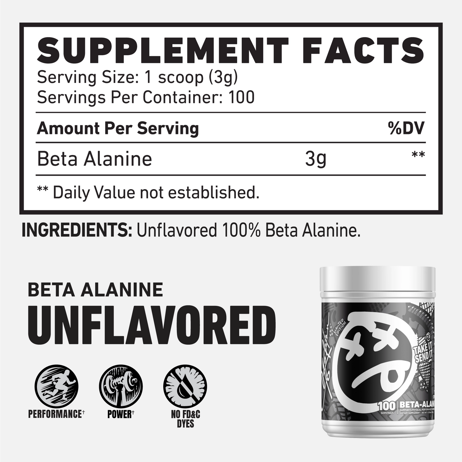 BetaAlanineSupplementFacts | Skeleton Nutrition