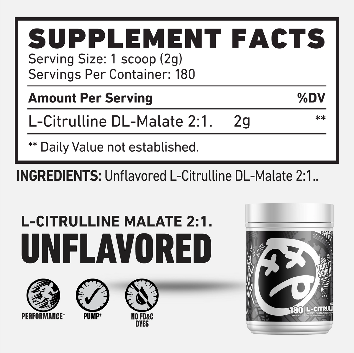 CitrullineMalateSupplementFacts | Skeleton Nutrition
