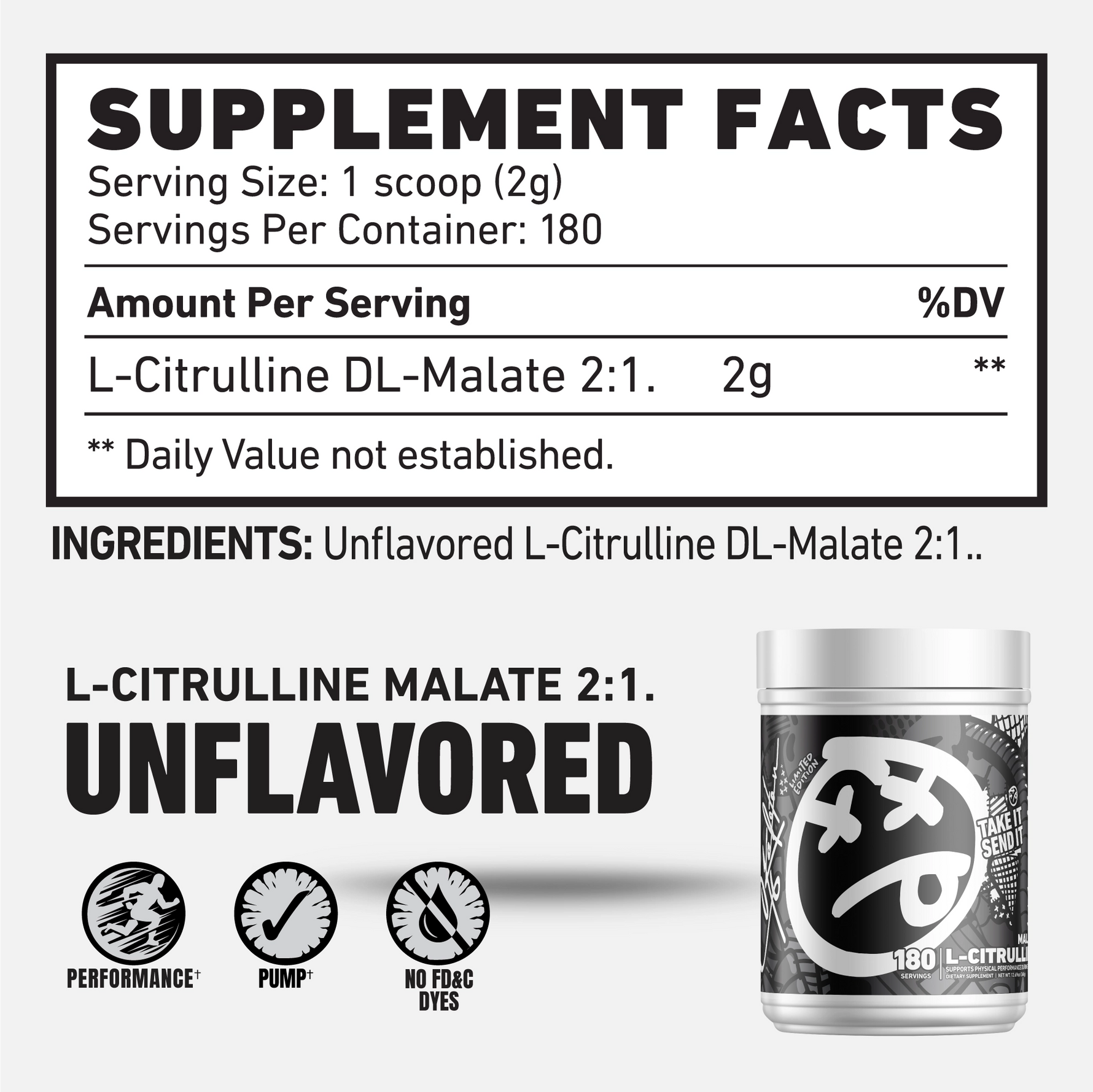 CitrullineMalateSupplementFacts | Skeleton Nutrition