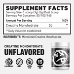 CreatineMonohydrateSupplementFacts | Skeleton Nutrition