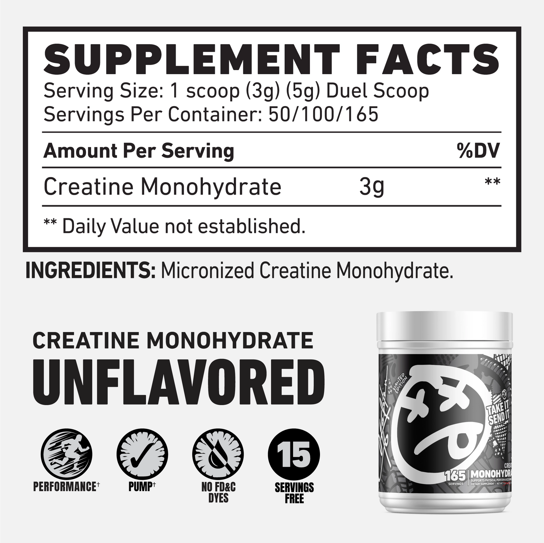 CreatineMonohydrateSupplementFacts | Skeleton Nutrition
