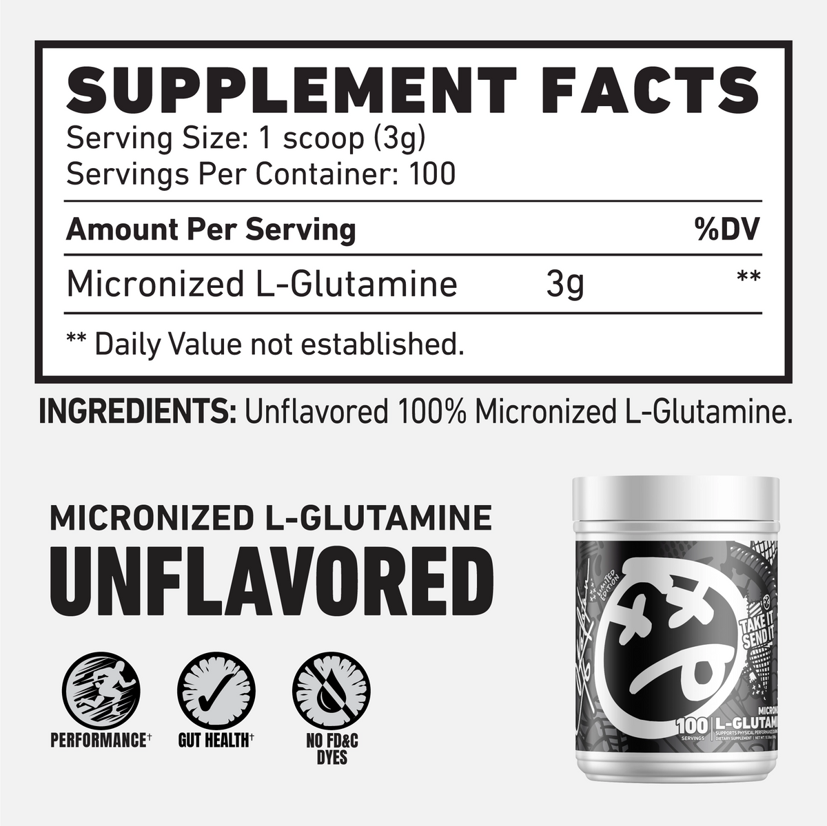 MicronaizedGlutamineSupplementFacts | Skeleton Nutrition