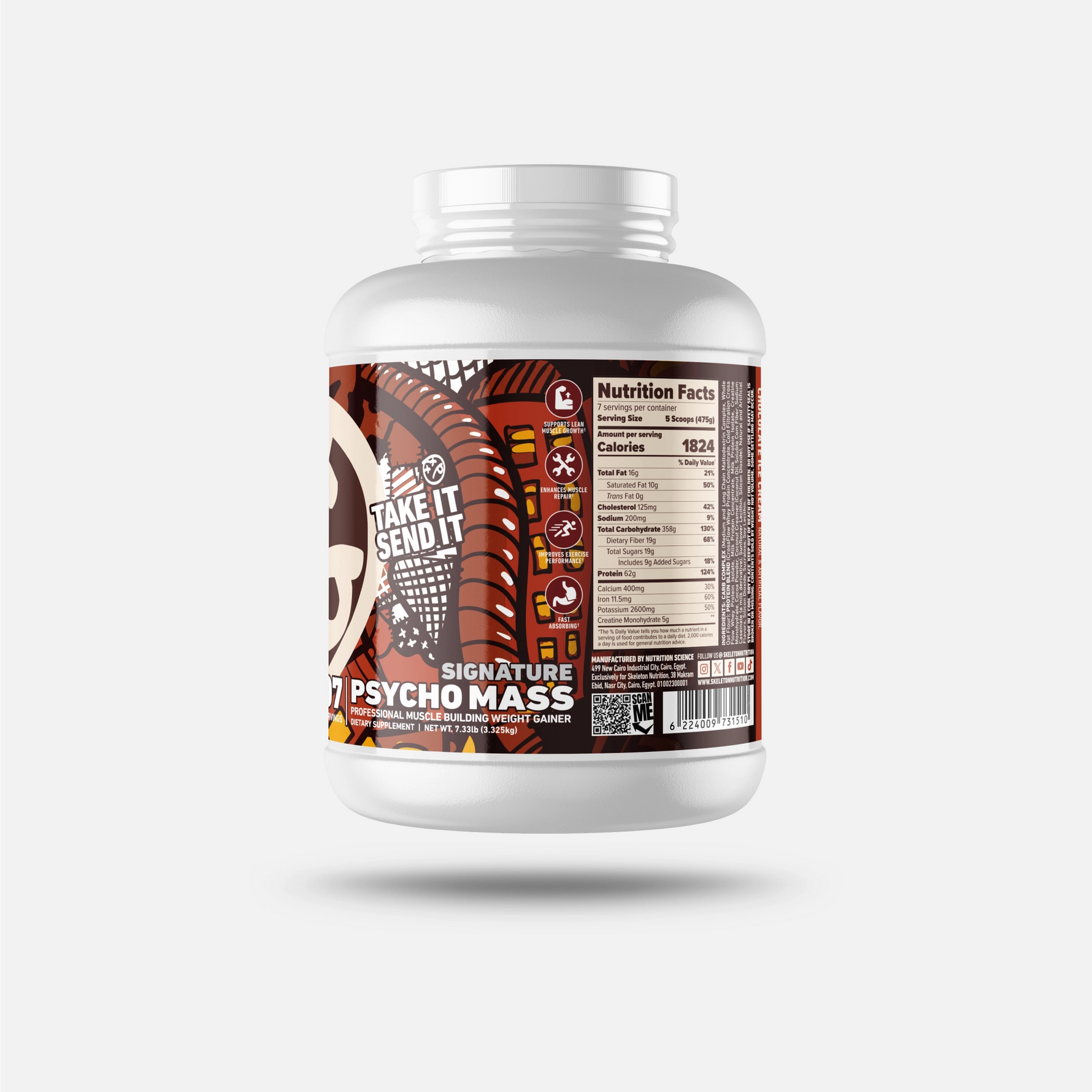 PschoMassChocolateBack | Skeleton Nutrition