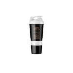 White SKELETON® Smart Shaker with leak-proof lid for mixing protein shakes and supplements.