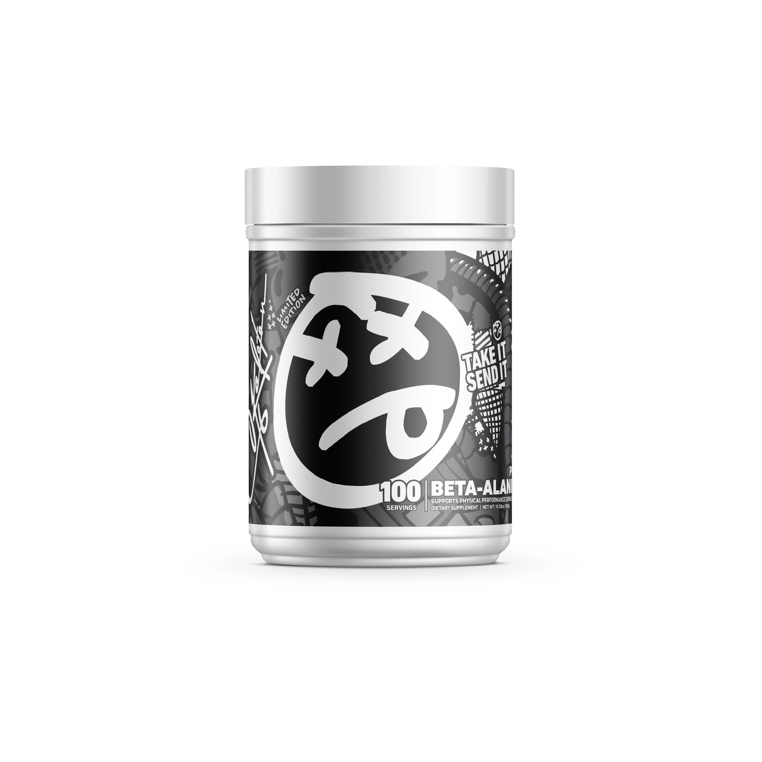 SKELETON® Beta Alanine supplement container for workout performance and muscular endurance