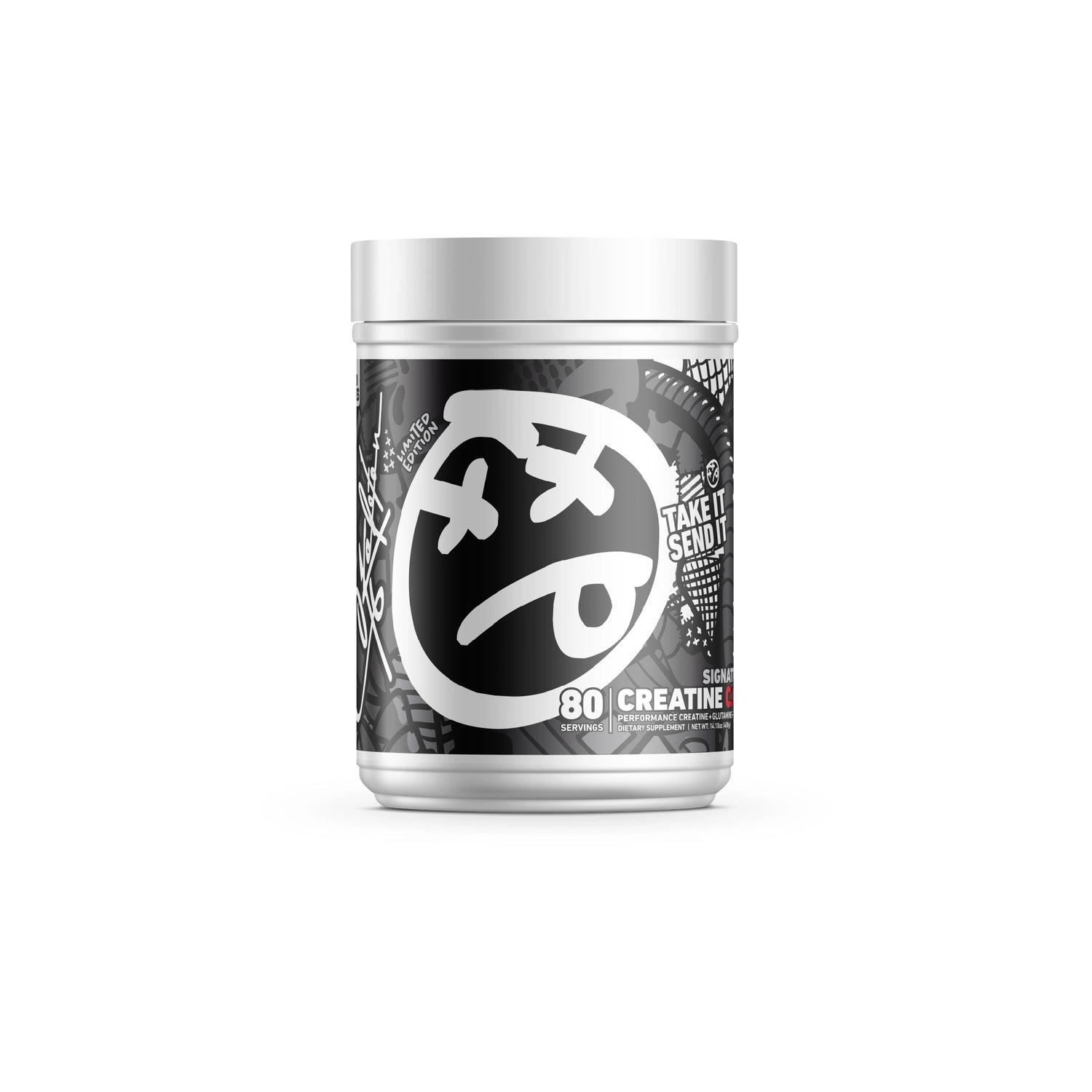 SKELETON® Creatine CGT supplement container for strength, endurance, and gym performance