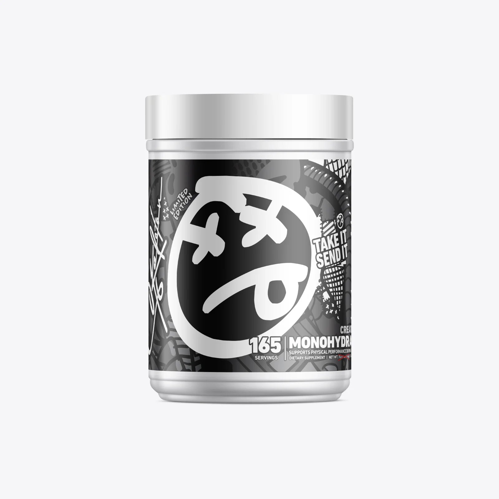 SKELETON® Nutrition Creatine Monohydrate 165 servings front view on a light gray studio background