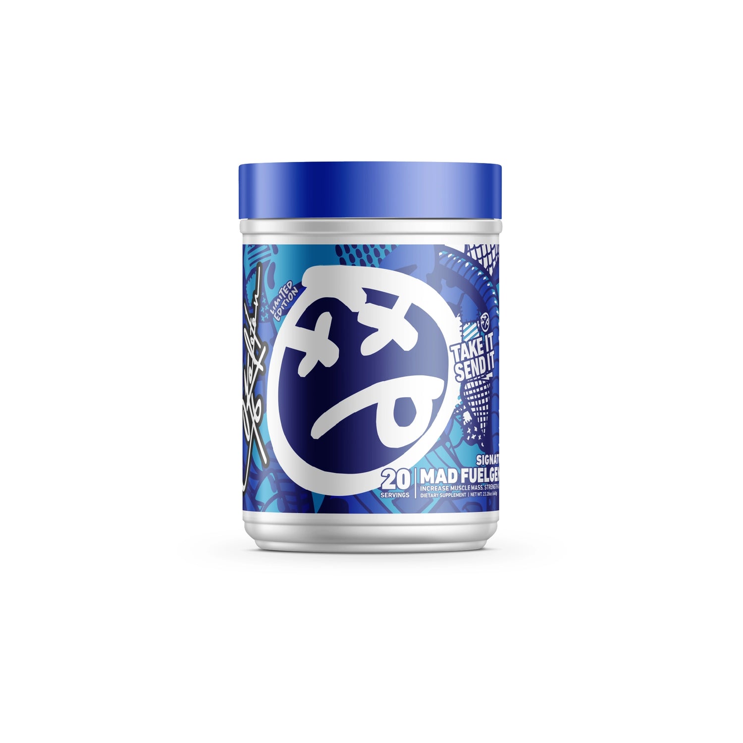 SKELETON® MAD FUELGEN Blueberry carbohydrate and hydration supplement for workout performance
