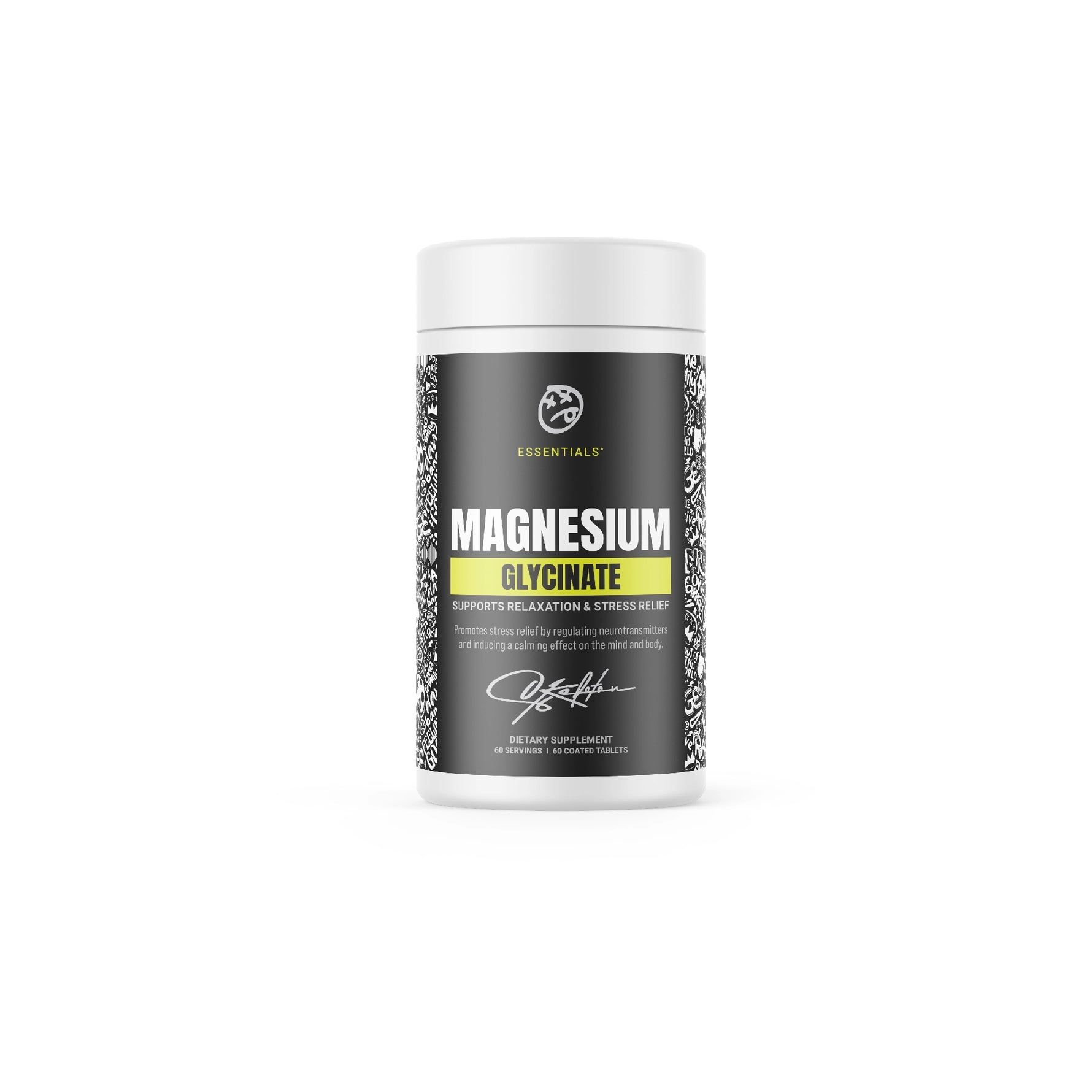 SKELETON® Magnesium Glycinate supplement container for recovery, relaxation, and sleep support