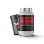 SKELETON® Creatine Monohydrate 1KG Special Offer with 200 servings, premium micronized creatine for strength, power, and workout performance.