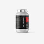 SKELETON® Creatine Monohydrate 1KG tub shown from the left side with black, red and white label.