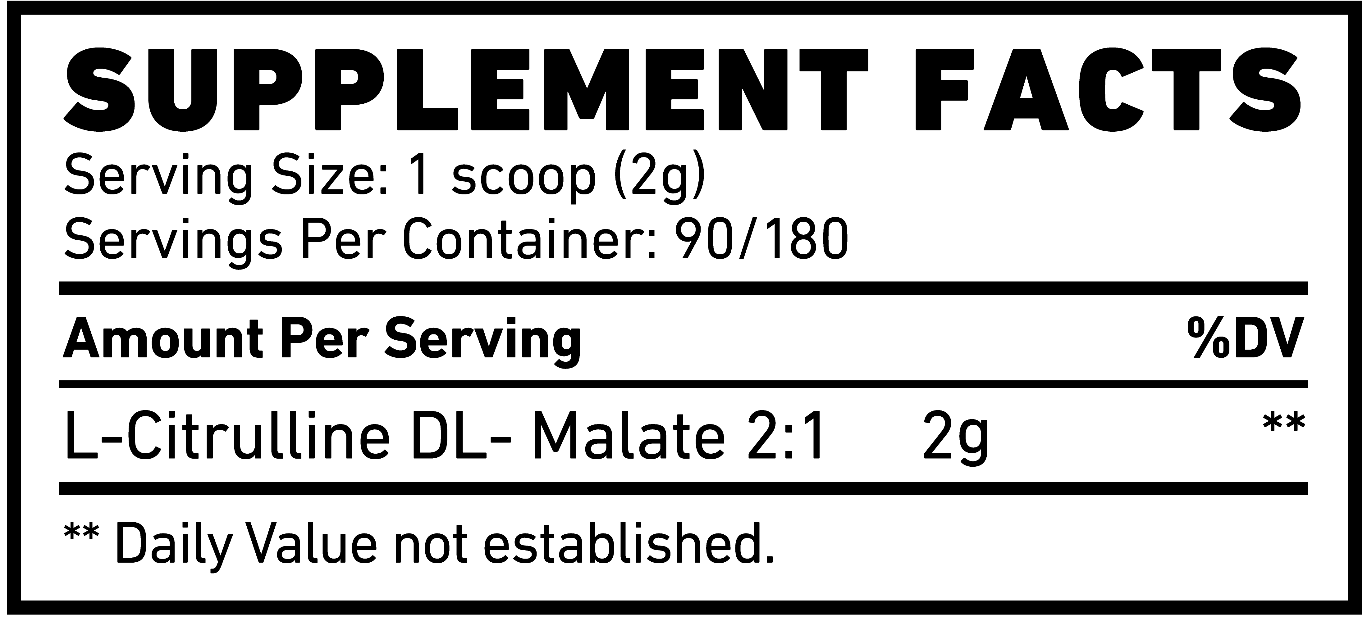 skeleton-nutrition-citrulline-malate-supplement-facts | Skeleton Nutrition